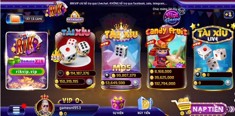 Cổng game rikvip – Sân chơi đứng đầu thị trường giải trí châu Á 2024 1 Rikvip tự tin với trang chủ của mình