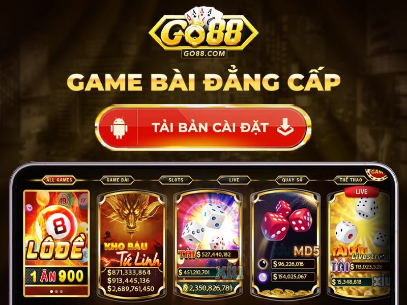 Khám phá những sảnh cược hấp dẫn tại cổng game Go88 2 Go88 hỗ trợ trên nhiều thiết bị