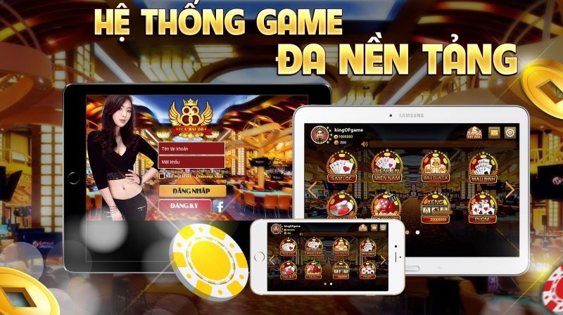 Game vuabai88 – sân chơi dành cho cược thủ đam mê đỏ đen 2 Giao diện dễ thao tác, game đa nền tảng